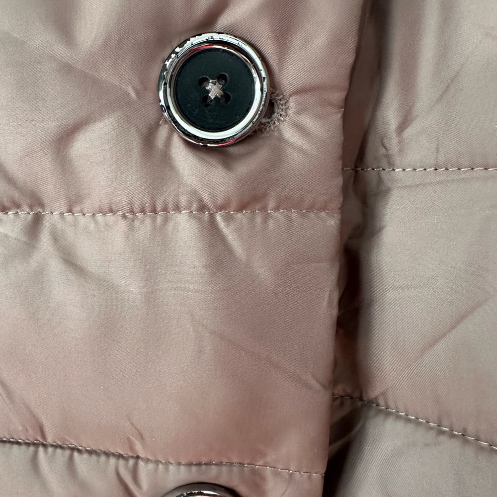 Versace 19.69 Italia Quilted Puffer Jacket Brown Designer Lightweight Coat Women - Picture 11 of 11
